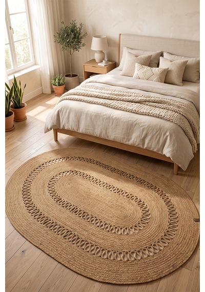 Jüt Hasır Oval Kilim Dekoratif Örgü Model Halı Salon Oturma Odası Mutfak Koridor Yatak Odası Banyo Balkon Yolluk Bohem Ev Dekoru 221hasırbambu Jüt Hasır Oval Kilim Dekoratif Örgü Model Halı Salon Oturma Odası Mutfak Koridor Yatak Odası Banyo Balkon Yolluk Bohem Ev Dekoru 221hasırbambu