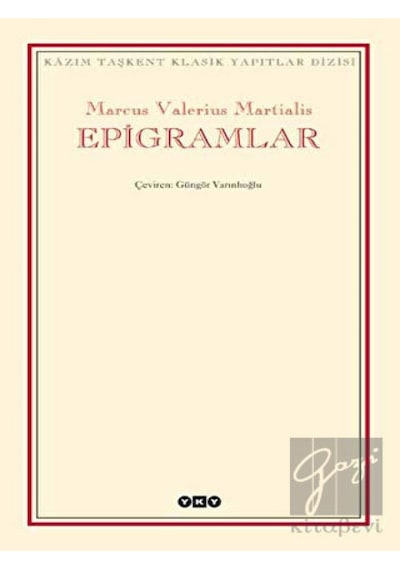 Yapı Kredi Yayınları - Epigramlar