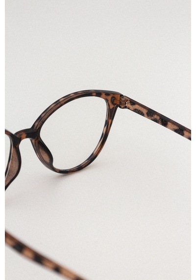 Cat-eye Leopar Mavi Işık Koruyucu Gözlük Çok Renkli