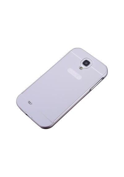 Samsung Uyumlu Galaxy S4 0,7 Mm Metal Bumper Arka Koruma Kapakli Gri 225212802