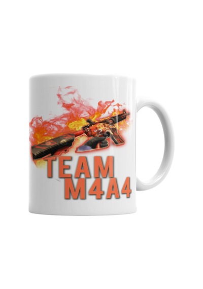 Cs Go Counter Strike Team M4a4 Kupa Bardak Porselen Karışık