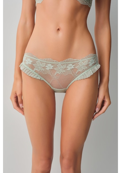 Suwen Scarlet Dantelli Slip Külot Wsl10210204298 Su Yeşili