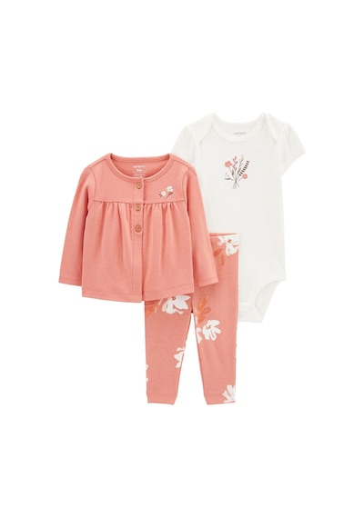Andywawa Carter's Layette Kız Bebek 3'lü Hırkalı Set 1p559210 Karışık Renkli 001