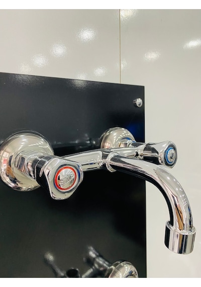 Klasik Sabit Lavabo Batarya Krom