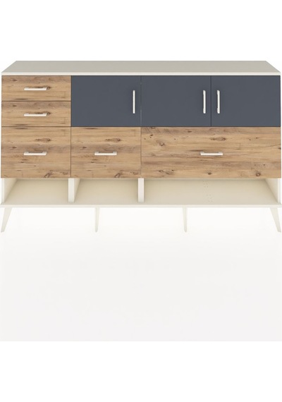 Arges Konsol 3 Raflı 5 Çekmeceli 3 Kapaklı 176x30x99 Aytaşı-antrasit/çam Antrasıt/atlas Çam - Aytası Arges Konsol 3 Raflı 5 Çekmeceli 3 Kapaklı 176x30x99 Aytaşı-antrasit/çam Antrasıt/atlas Çam - Aytası
