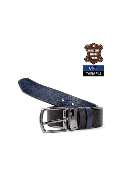 Pierre Cardin Pc406 Erkek 4 Cm Çift Taraflı Kemer Lacivert-lacivert Lacivert