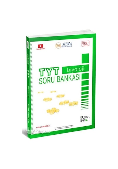 Tyt Biyoloji Soru Bankası 2021 - Üç Dört Beş Yayınları