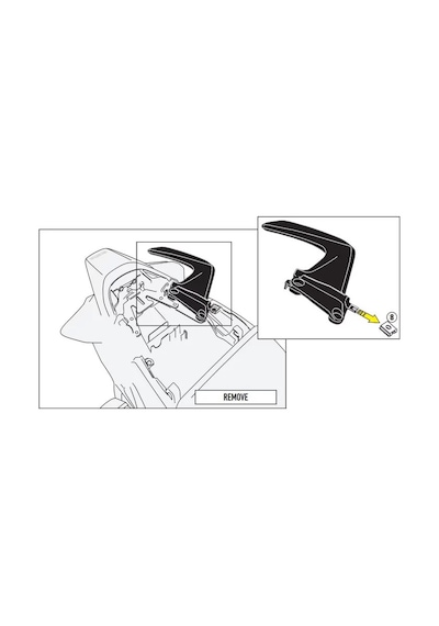 Gıvı 1132kıt Honda Vfr 800 F 14-20 Yan Çanta Taşıyıcı Bağlantı Kıtı Tek Renk