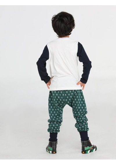 Casabony Cats Rule Erkek Çocuk Pantolon + T-Shirt Takım-Indigo - Beyaz İndigo - Beyaz