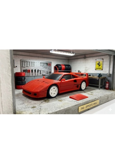 Efsanevi F40 Supercar Kitcard