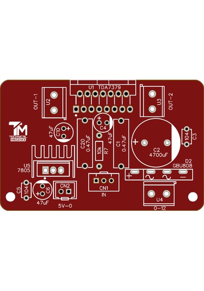 38 38 Watt Stereo Çift Kanal Amfi Devresi Tda7379