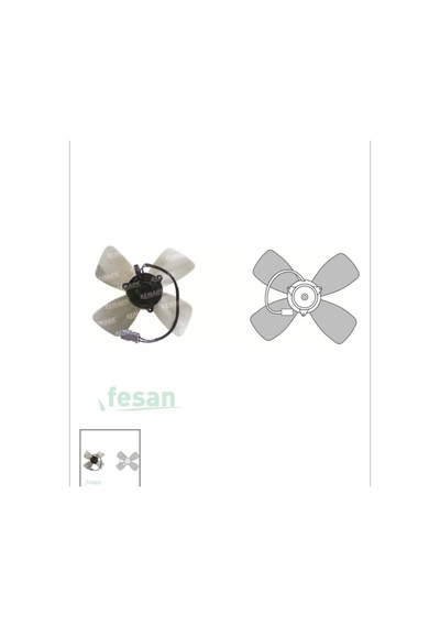 Caterpiller Klima Fan Motoru