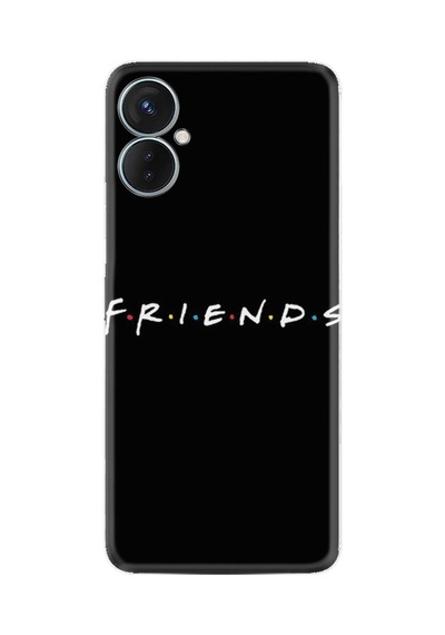Tecno Camon 19 Neo Kılıf Resimli Desenli Baskılı Silikon Friends 1410