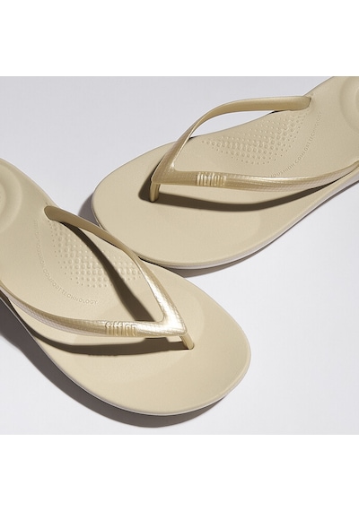010 Gold Terlik Kadın Diğer E54-010 / 011/ 012 /090 Fitflop Iqushıon Ergonomic Toe-posts Altın