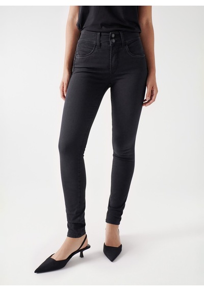 Salsa Jeans Siyah Kadın Slim Skinny Fit Denim Pantolon 21007051