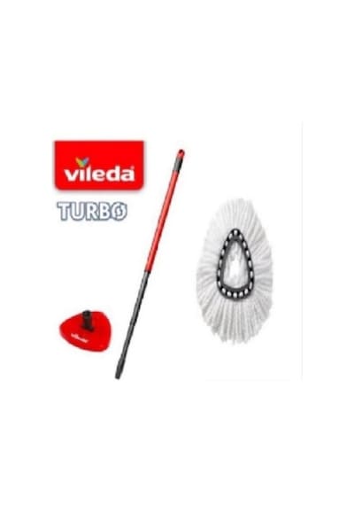 Vileda Turbo Sap + Üçgen Başlık + Mikrofiber Püskül