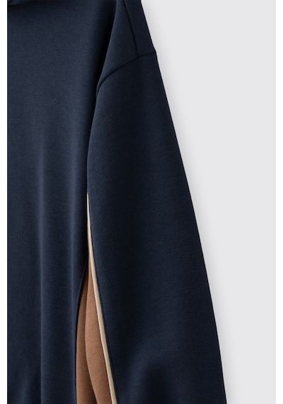 Panço Erkek Çocuk Kapüşonlu Lacivert Sweatshirt