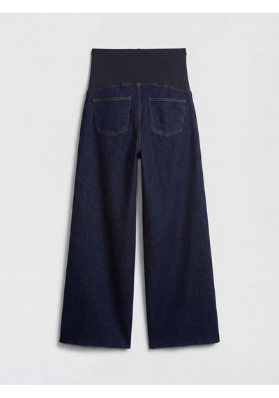 Lc Waikiki İndigo Karın Panelli Wideleg Hamile Jean Pantolon Indigo