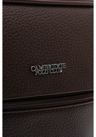 Cambridge Polo Club Kahverengi Suni Deri Erkek El Çantası - Plevr50132 Çok Renkli