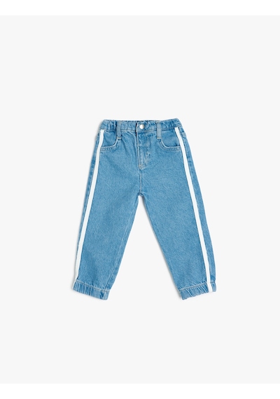 Koton Jogger Kargo Pantolon Cepli Şerit Detaylı Pamuklu Lıght Indıgo 5smg40010ad Açık Mavi Koton Jogger Kargo Pantolon Cepli Şerit Detaylı Pamuklu Lıght Indıgo 5smg40010ad Açık Mavi