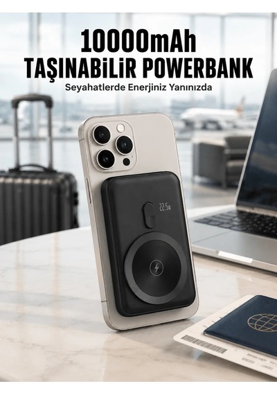 Lb 22.5w Hızlı Şarj Destekli Manyetik Powerbank Kompakt Tasarım Yeni Nesil Çok Renkli