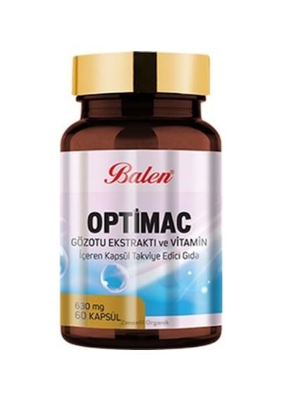 3 Kutu Balen Optimac Gözotu Ekstraktı 60 Kapsül 630 Mg