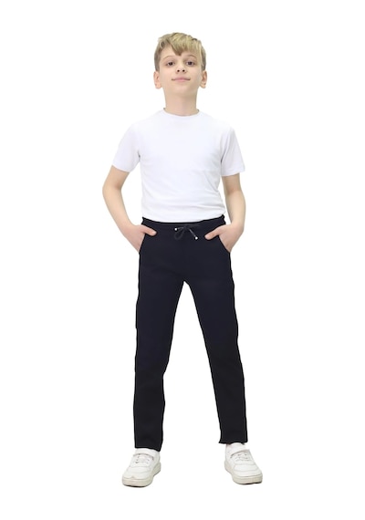 Bulutteks Atiba Okul Keten Pantolon Unisex Siyah Kıyafetleri Üniforması Çocuk Genç