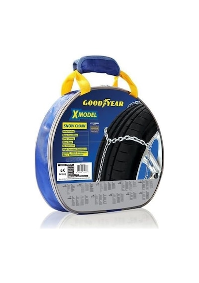 Tr Hızlı Sök-tak Ekstra Güçlü Kar Zinciri, 6 Cm 3,20 Mm Genel