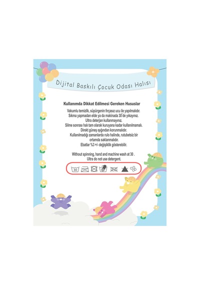 Dijital Baskılı Pamuk Tabanlı Çocuk Halısı Kaymaz, Yumuşak, Makinede Yıkanabilir Çok Renkli 795159647 Çok Renkli Dijital Baskılı Pamuk Tabanlı Çocuk Halısı Kaymaz, Yumuşak, Makinede Yıkanabilir Çok Renkli 795159647 Çok Renkli