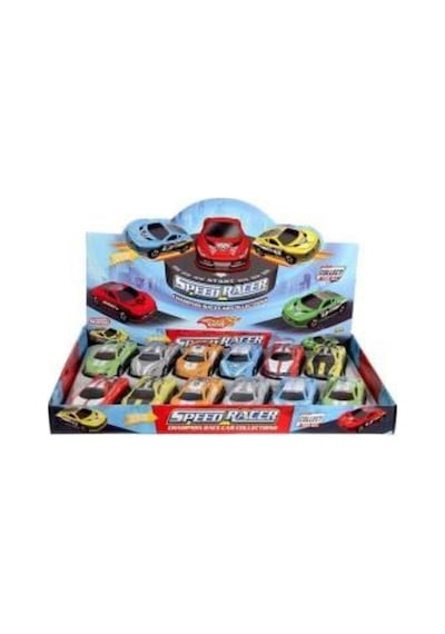 12 Li Çek Bırak Set Mini Ferrari Arabalar