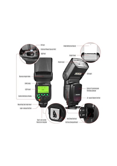 Yongnuo YN968N II Nikon Uyumlu Speedlite Tepe Flaşı