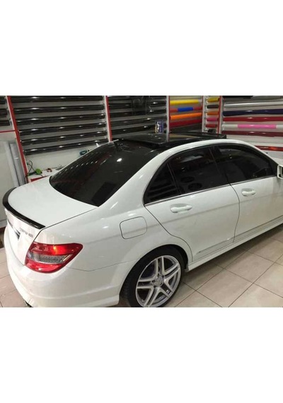 Mercedes W204 C Seri Amg Bagaj Üstü Spoiler Plastik Spoyler Kanat