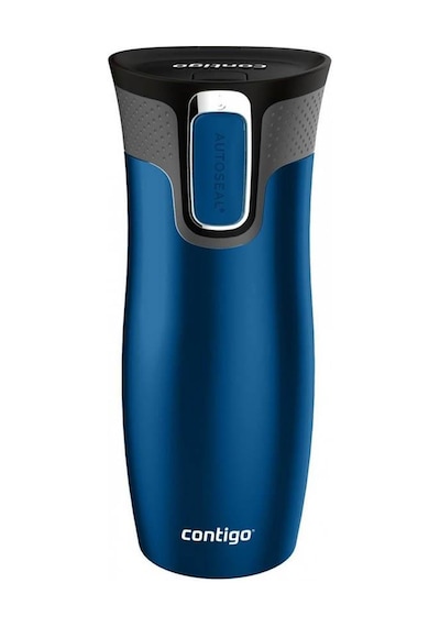Contigo West Loop 470Ml Mat Mavi Çelik Mug