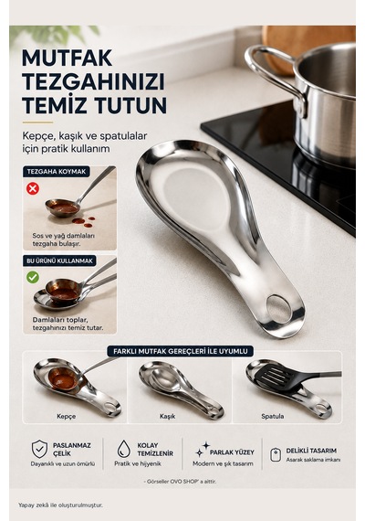 Çelik Kepçe Altlığı