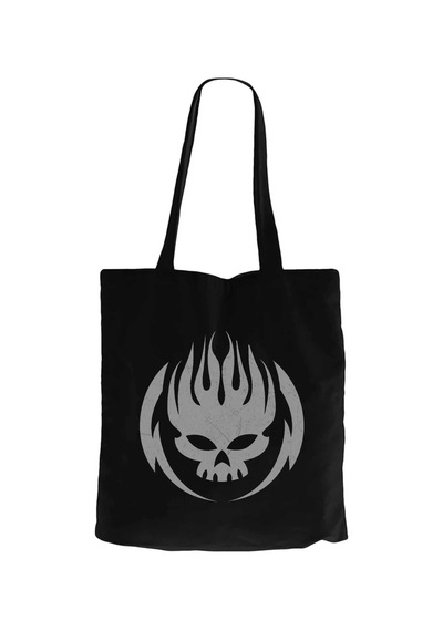 The Offspring Grup Logo Siyah Fermuarlı Bez Çanta Gabardin