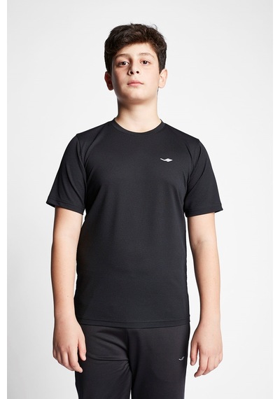 Lescon Siyah Çocuk Kısa Kollu T-Shirt 23S-3298-23N