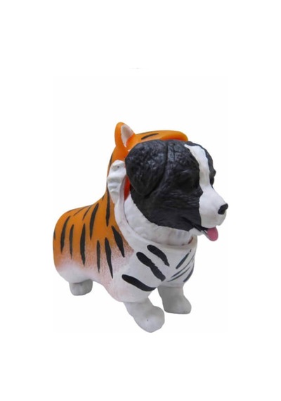 Dress Your Puppy Kostümlü Esneyen Figürler Köpek Kaplan Border Co