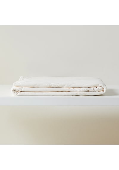 Ocean Home Textile %100 Pamuk Penye Ekru Yıldız Nakışlı Bebek Çok Amaçlı Örtü 90 X 120 Cm