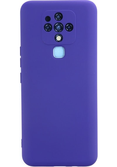 Tecno Camon 16 Uyumlu Kılıf Nano İçi Kadife Silikon - Mor