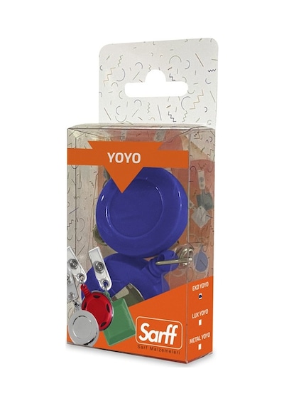 Sarff Yuvarlak Kancalı Eko Mavi Yoyo 2 Li Blister