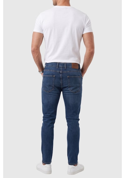 Rizzup Erkek Slim Fit %98 Pamuk Likralı Taşlanmış Lacivert Jean Esnek Dar Paça Kot Pantolon 2608303 Rizzup Erkek Slim Fit %98 Pamuk Likralı Taşlanmış Lacivert Jean Esnek Dar Paça Kot Pantolon 2608303