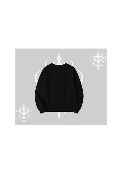 Tarzsokak Beyaz Biskilet Yaka Sweatshirt Spider Undercover Siyah