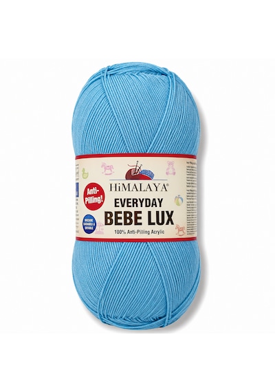 Himalaya Bebe Lux El Örgü İpi / Bebek Yünü 70438-Mavi