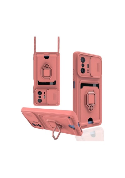 Xiaomi Mi 11t Pro Kılıf Zuma Kartvizitli Yüzüklü Silikon