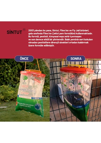 6 Adet Sintut Large | Karasinek Tuzağı