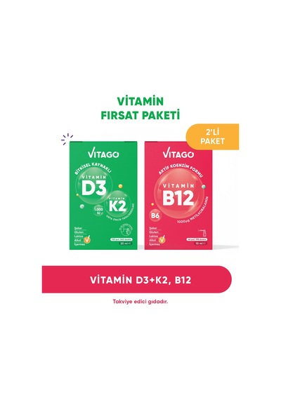 Vitago Vitamin D3 Vitago B12