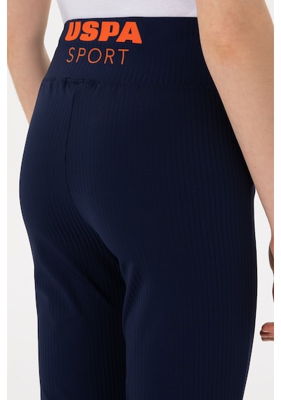 U.S. Polo Assn. Kadın Lacivert Yüksek Bel İspanyol Paça Tayt 50300722-VR033