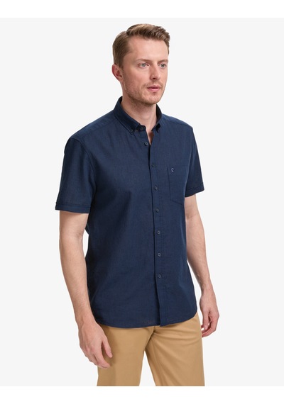 Pierre Cardin Erkek Lacivert Gömlek Kısa Kollu 50325340-vr033