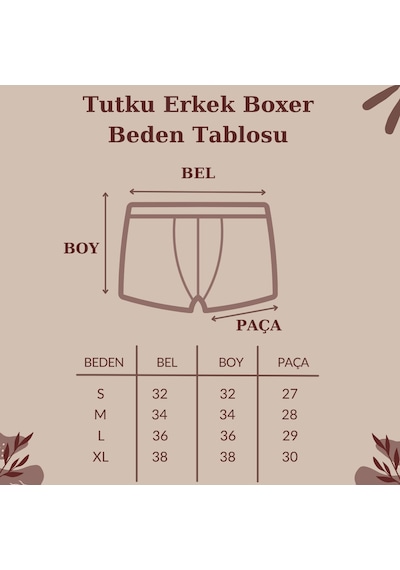 Tutku Penye Düz Düğmeli Erkek Boxer Lacivert 0117 Lacivert