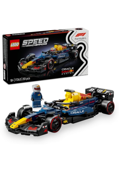 LEGO® Speed Champions Oracle Red Bull Racing RB20 F1® Yarış Arabası 77243 - Yetişkinler için Yaratıcı Model Yapım Seti (251 P)